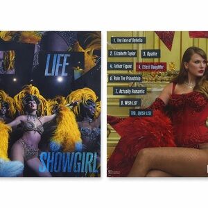 Life of a Showgirl vinyl record